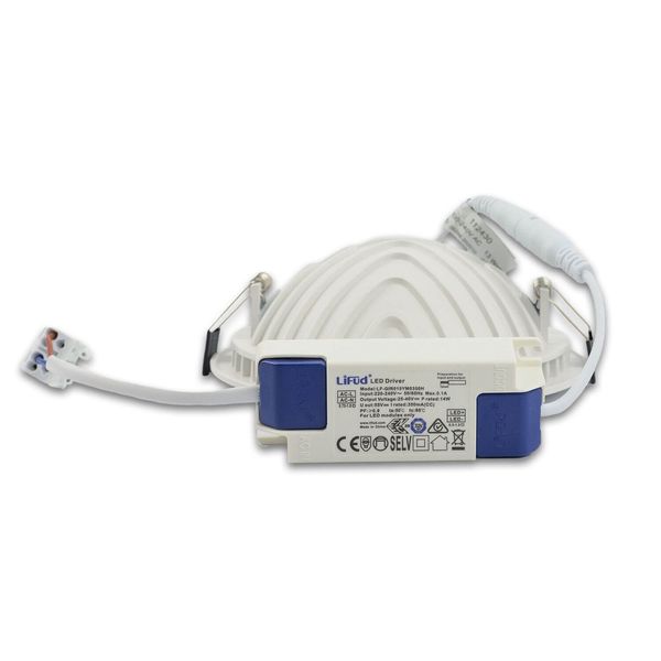 ISOLED LED Downlight LUNA 15W, indirektes Licht, weiß, warmweiß, dimmbar