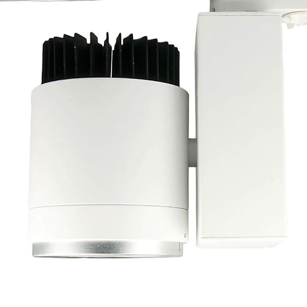 ISOLED 3-PH Schienen-Strahler Fruit Light, 40W, 30°-50°, weiß matt