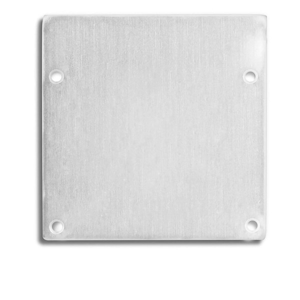 ISOLED Endkappe EC51 Aluminium für Profil LAMP55, 2 STK, inkl. Schrauben