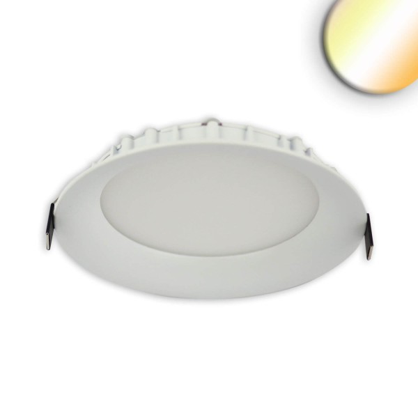 ISOLED LED Downlight, 15W, ultraflach, ColorSwitch 2600/3100/4000K, dimmbar