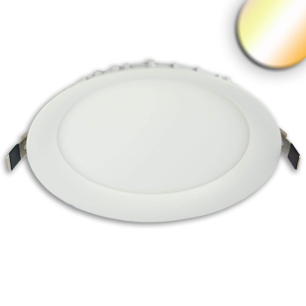 ISOLED LED Downlight, 24W, ultraflach, ColorSwitch 2600/3100/4000K, dimmbar