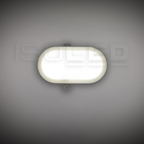 ISOLED LED Kellerleuchte, 10W, IP44, weiß, neutralweiß