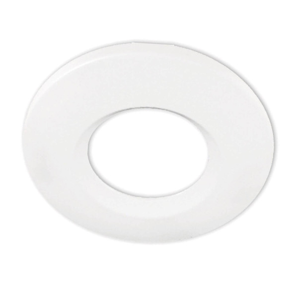ISOLED Cover Aluminium rund/Kante weiß matt für Einbaustrahler Sys-68