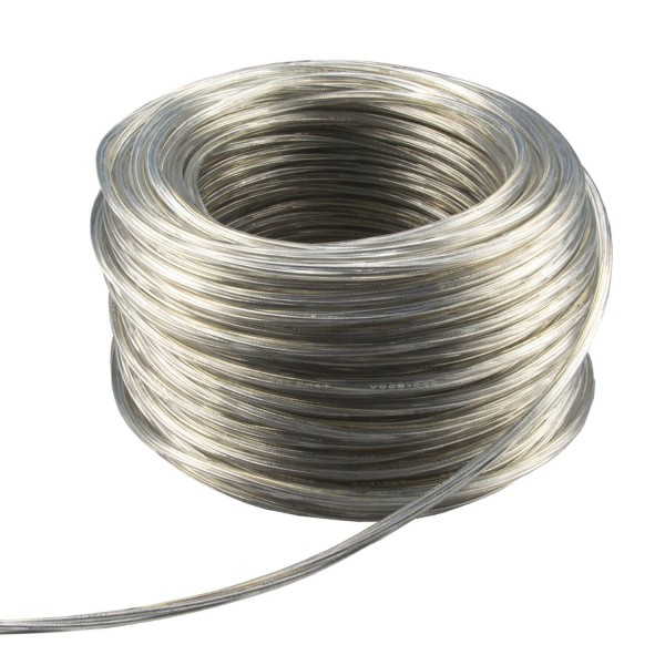 ISOLED Kabel 50m Rolle 3-polig 0.75mm2 H03VV-F PVC Mantel transparent AWG18