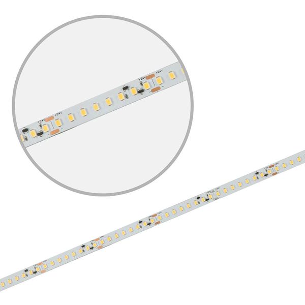 ISOLED LED CRI830 High-Lumen CC Flexband Streifen, 24V, 21W, IP20, warmweiß, 140 LED/m