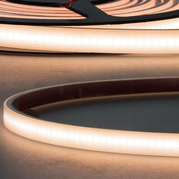 ISOLED LED AQUA930 Flexband Streifen, milchig, 24V, 10W, IP67, warmweiß, 240 LED/m
