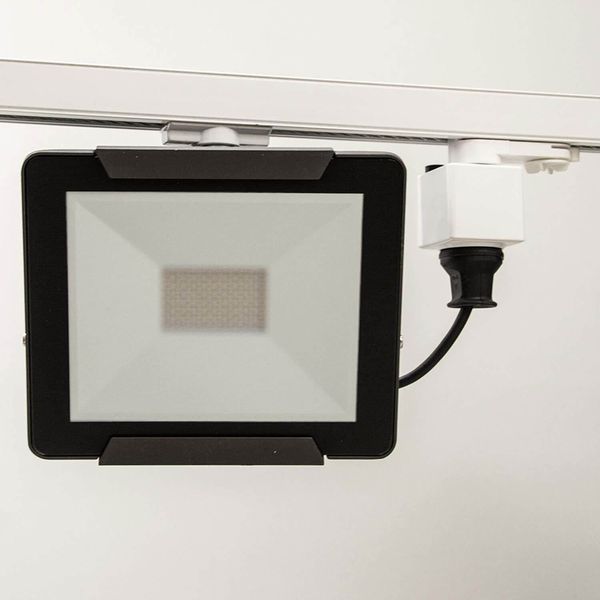 ISOLED 3-Phasen Adapter mit Schutzkontaktstecker, weiß, inkl. 6A Sicherung