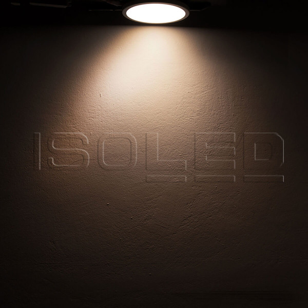 Isoled LED Downlight Flex 8W, prismatisch, 120°, Lochausschnitt 50-100mm, warmweiß 113753