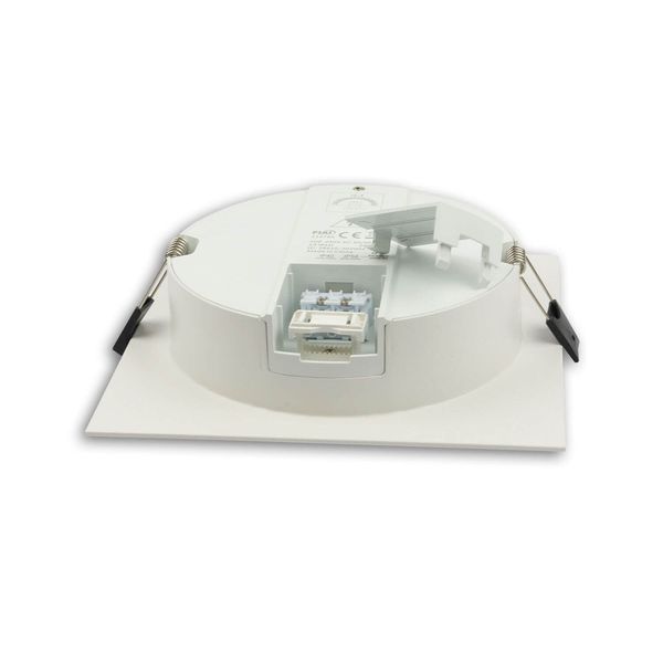 ISOLED LED Downlight Prism blendungsreduziert 18W, IP54, warmweiß, dimmbar