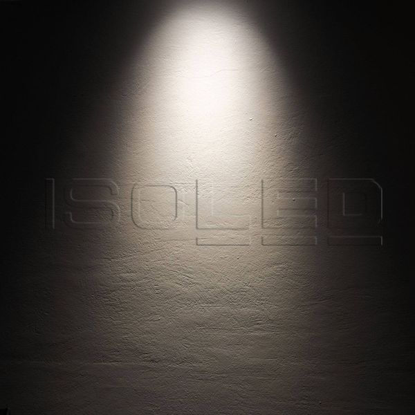 ISOLED LED Einbauleuchte Raster Line weiß/schwarz, 10W, neutralweiß, schwenkbar