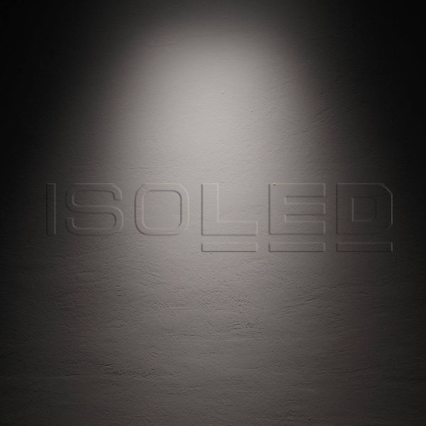 ISOLED LED Einbauleuchte Raster Line weiß/schwarz, 20W, neutralweiß, schwenkbar