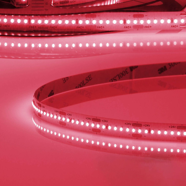 ISOLED LED CRI9P Linear10 Flexband Streifen, 24V, 15W, IP20, pink, 280 LED/m