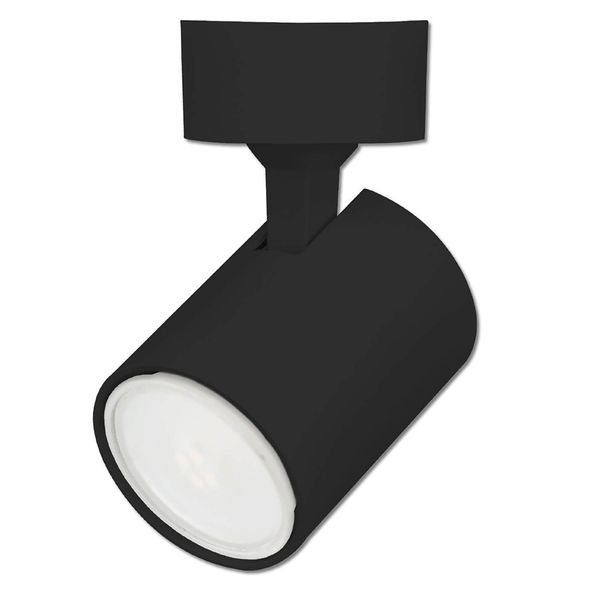 ISOLED Wand-/Deckenleuchte GU10 Single, IP20, schwarz