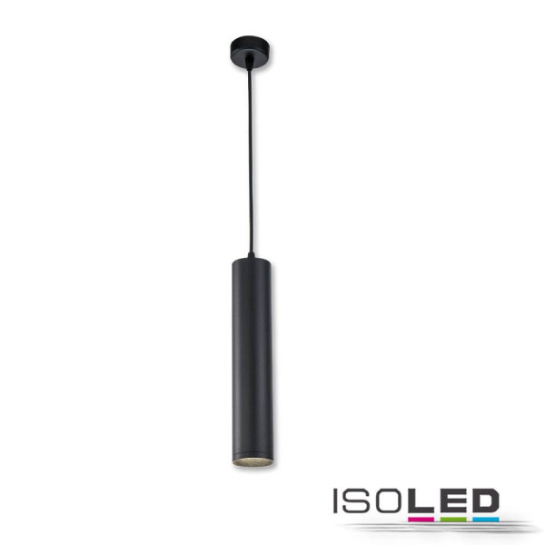 ISOLED Pendelleuchte 300 GU10, rund, schwarz