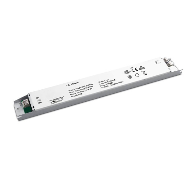 ISOLED LED Trafo 24V/DC, 0-150W, slim