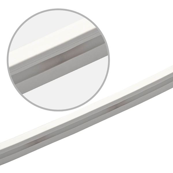 ISOLED LED Neon Flexband Streifen 6512, 24V, 14,4W, IP66, 4000K, 140 LED/m, inkl. Montageclips
