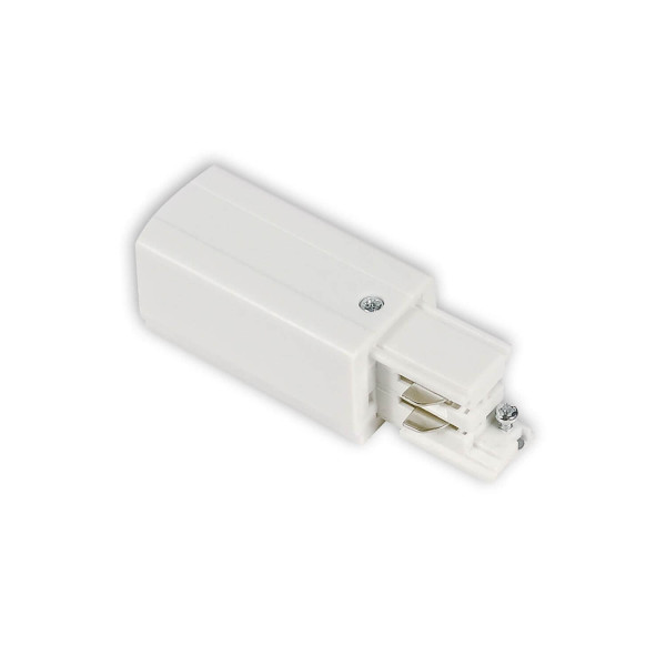 ISOLED 3-Phasen S1 Seiten-Einspeisung N-Leiter rechts, Schutzleiter links, weiß