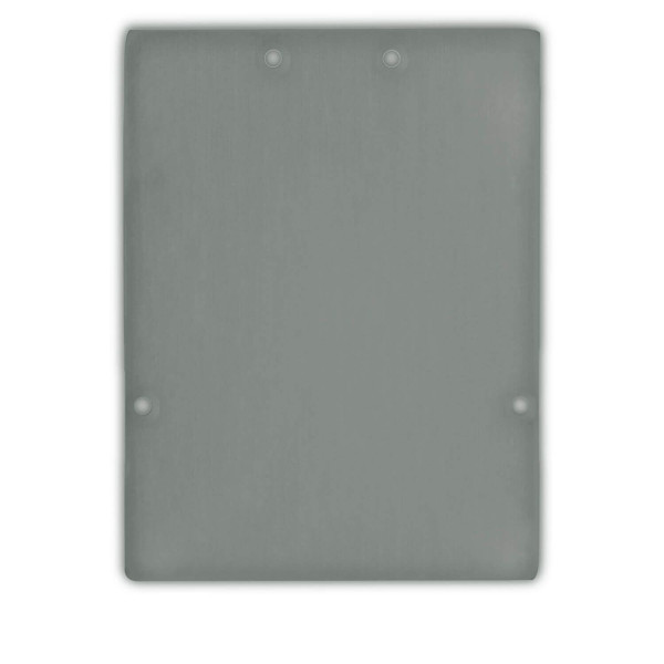 ISOLED Endkappe EC74 Aluminium silber für Profil LAMP40, 2 STK, inkl. Schrauben