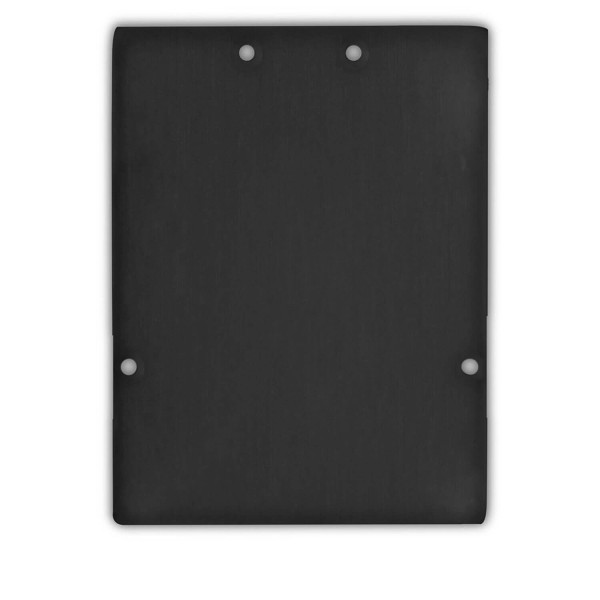 ISOLED Endkappe EC74 Aluminium schwarz für Profil LAMP40, 2 STK, inkl. Schrauben
