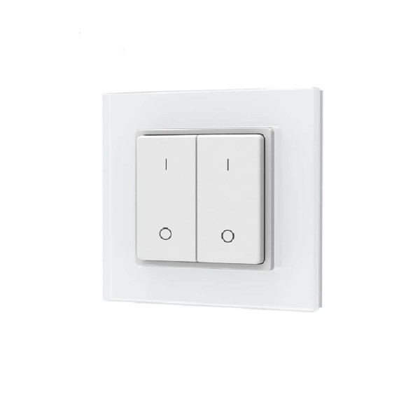 ISOLED Sys-Pro Single Color 2 Zonen Aufputz-Tast-Fernbedienung mit Batterie