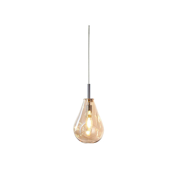 ISOLED Pendelleuchte, Amber Glas, E14, 50-300cm, exkl. Baldachin
