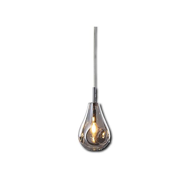 ISOLED Pendelleuchte, black Glas, E14, 50-300cm, exkl. Baldachin