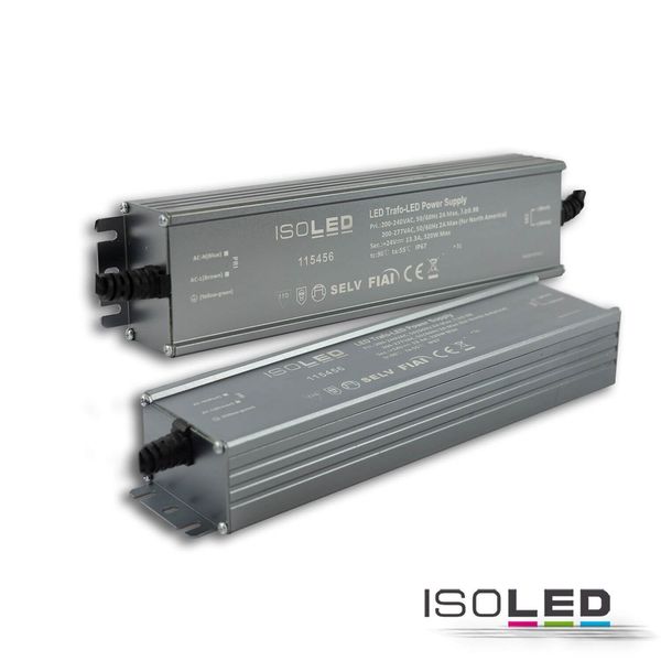 ISOLED LED Trafo V2, 24V/DC, 0-320W, IP67, SELV