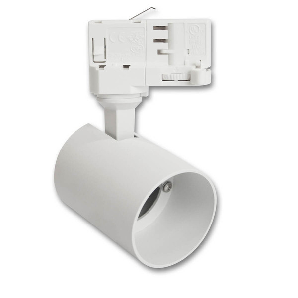 Isoled 3-Phasen Schienen-Adapter Mini für GU10-Spots, weiß matt 115504