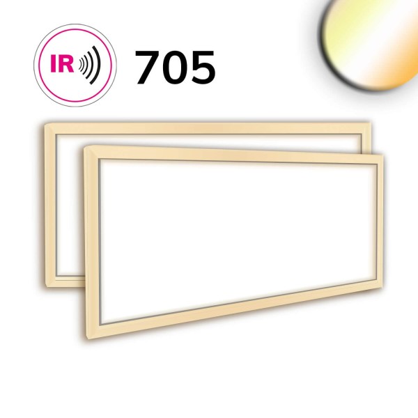 ISOLED LED Leuchtrahmen für Infrarot-Panel PREMIUM Professional 705, 74W, weißdynamisch, CRI92