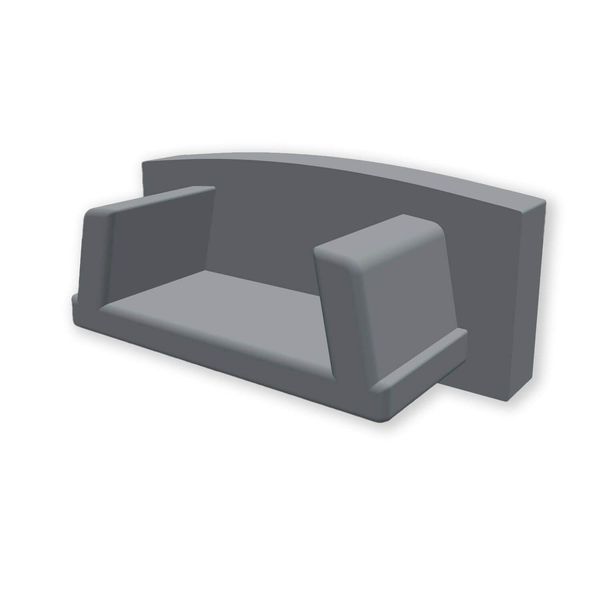 ISOLED Endkappe EC223 für Profil MINI-AB V2, grau, 1 STK