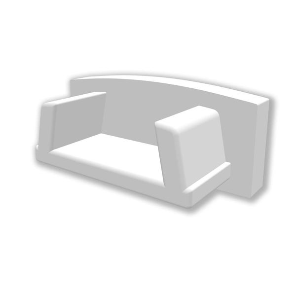 ISOLED Endkappe EC223 für Profil MINI-AB V2 weiß, 1 STK