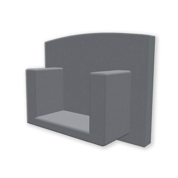 ISOLED Endkappe EC225 für Profil MAXI-AB V2, grau, 1 STK