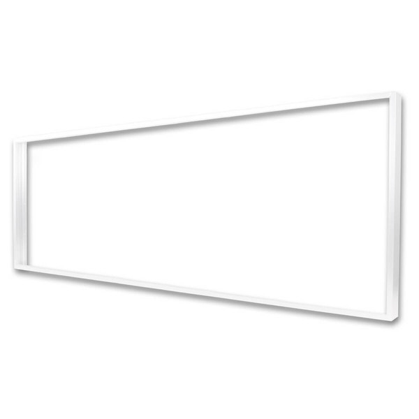 Isoled Aufbaurahmen weiß RAL 9016, Höhe 7cm, für LED Panels 308x1245, steckbare Schnellmontage 116016