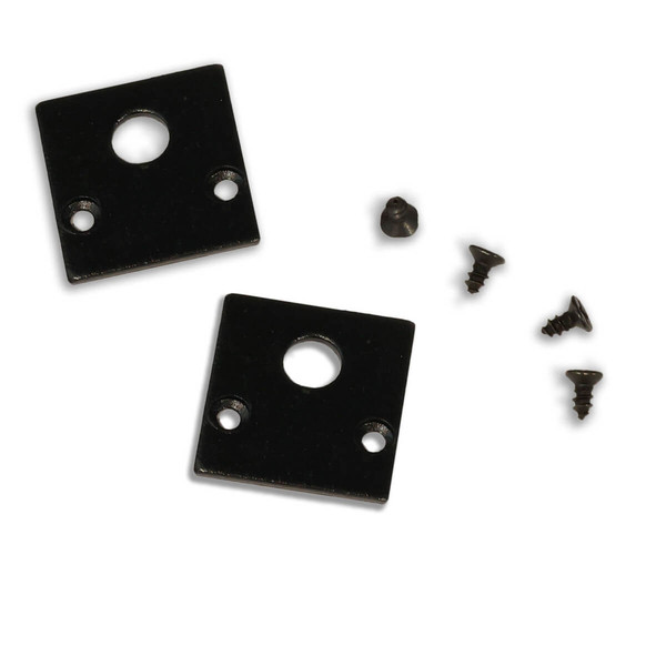 Isoled Track48 Endkappe für Aufbauschiene flat, schwarz, 2 Stück 116070