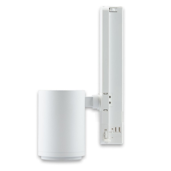 ISOLED 3-Phasen Schienen-Strahler fokussierbar, 42W, 20°-70°, weiß matt, 3000K, CRI92, DALI dimmbar