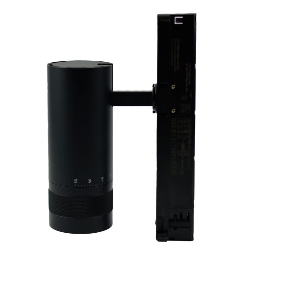 ISOLED 3-Phasen Schienen-Strahler fokussierbar, 24W, 20°-55°, schwarz matt, 4000K, DALI dimmbar