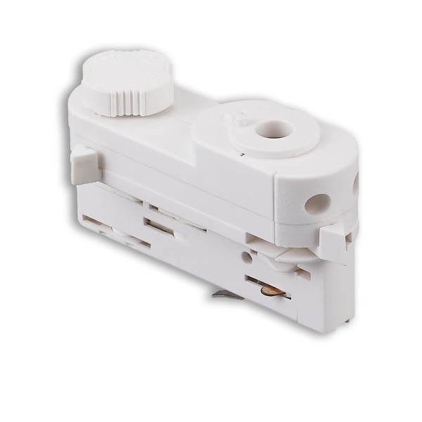 ISOLED 3-Phasen DALI Schiene Universaladapter, weiß