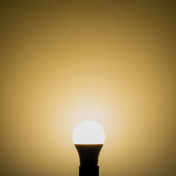 Isoled Baufassung E27 SET mit Federklemme, Öse und LED bulb 9W, warmweiß 116421
