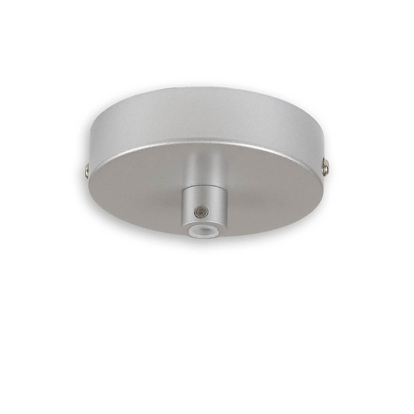 Isoled Deckenbaldachin rund, grau, für Kabel mit bis zu max. 9,8mm Manteldurchm. 116606