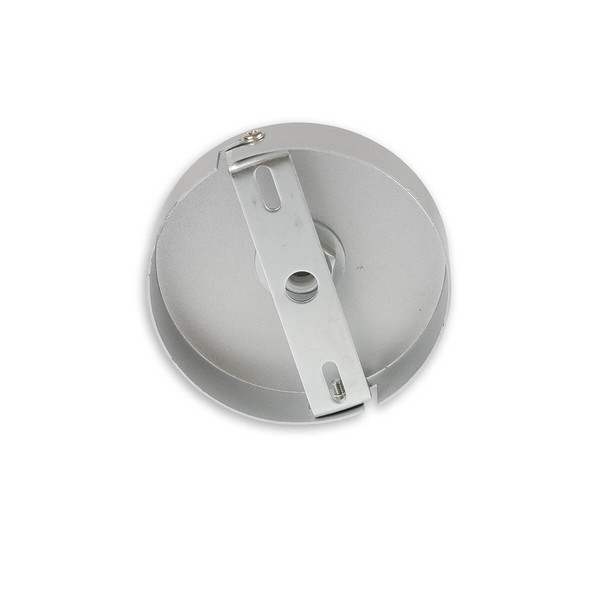 Isoled Deckenbaldachin rund, grau, für Kabel mit bis zu max. 9,8mm Manteldurchm. 116606