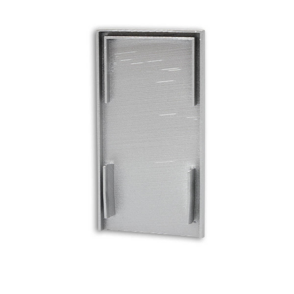 Isoled Endkappe EC113 silber für LAMP30 V1+V2 mit U-COVER63, 2 Stück, Lichtfalle 116625