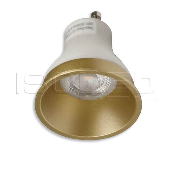 Isoled Cover für LED Spot und Modul SYS-GU10, gold, rückversetzt, UGR<12 116686