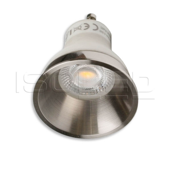 Isoled Cover für LED Spot und Modul SYS-GU10, nickel gebürstet, rückversetzt, UGR<12 116687