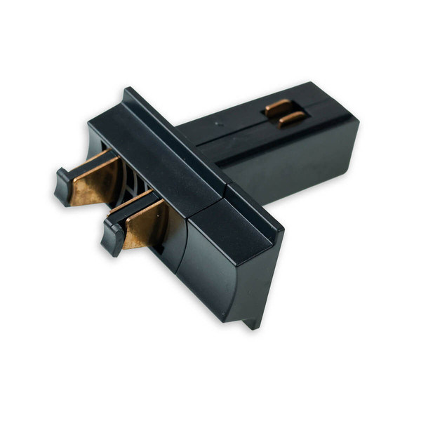 Isoled Track48 Multi X Verbinder zum Basismodul, für Aufbauschiene, schwarz, max. 6A, 4-polig 116734