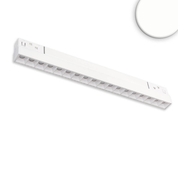 Isoled Track48 Leuchte 32cm weiß, 18W, 36°, UGR<19, 48V DC, 4000K, CRI90, Line+, DALI dimmbar 116742