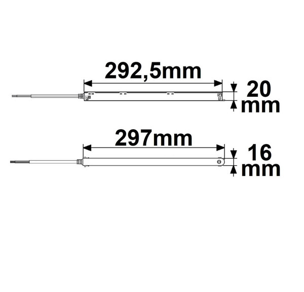 Isoled Track48 Inline-Trafo weiß, 100W, 48V DC 116791