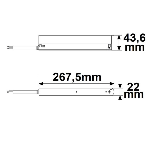 Isoled Track48 Inline-Trafo weiß, 150W, 48V DC 116792