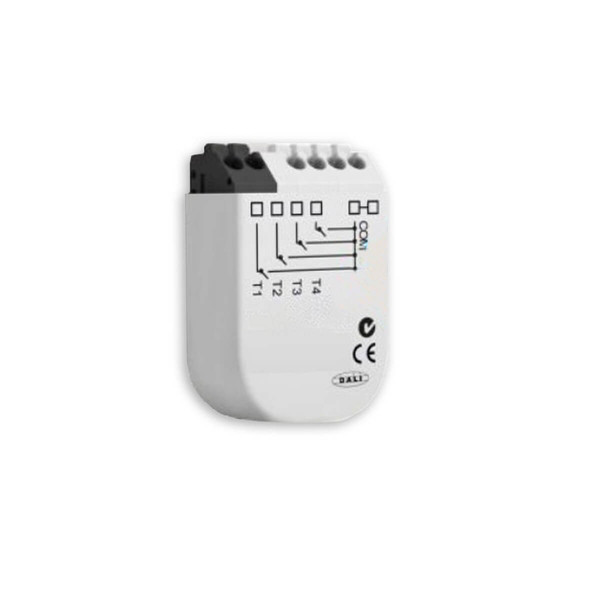 Isoled DALI Funktransmitter zur Initiierung von 4 Wirkbereichen am Bus via 4 Push-Taster, Batt.Betrieb 116822