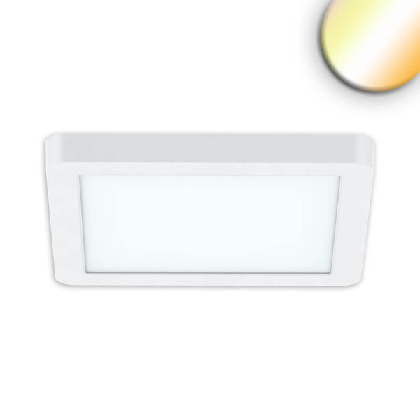 Isoled LED Aufbau/Einbauleuchte Flex Pro 235x235, 16W, weiß, 120lm/W, 3000/3500/4000K, dimmbar 116829