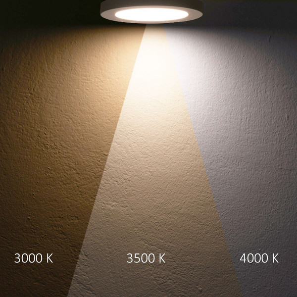 Isoled LED Aufbau/Einbauleuchte Flex Pro DN300, 22W, weiß, 120lm/W, 3000/3500/4000K, dimmbar 116830